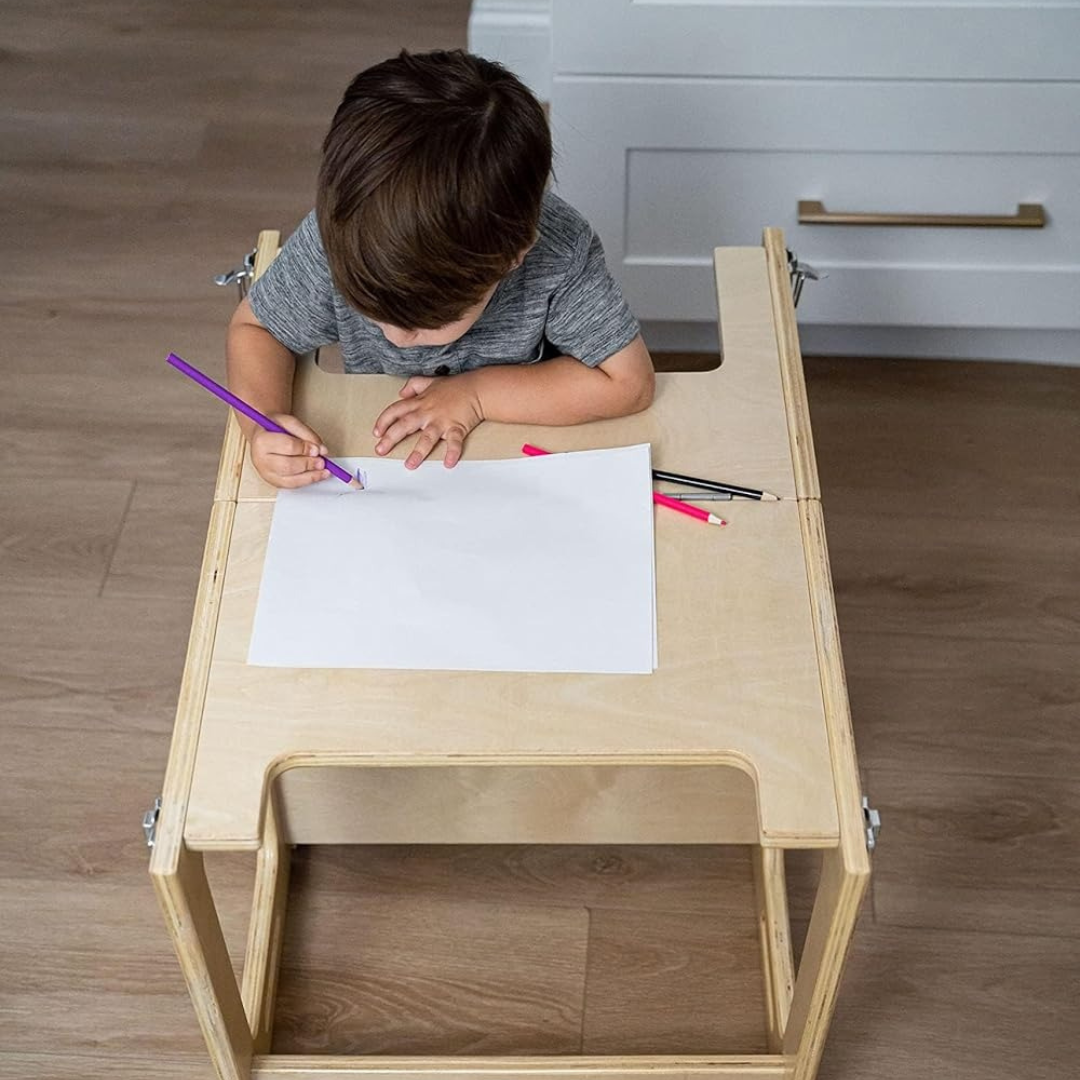 4-in-1 Bildungs-Kletterturm für Kleinkinder – Spaß und Lernen kombiniert