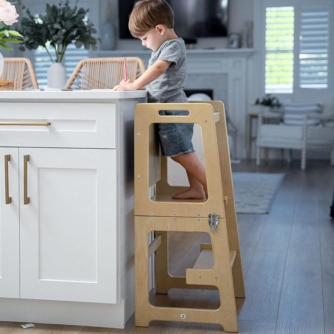 4-in-1 Bildungs-Kletterturm für Kleinkinder – Spaß und Lernen kombiniert