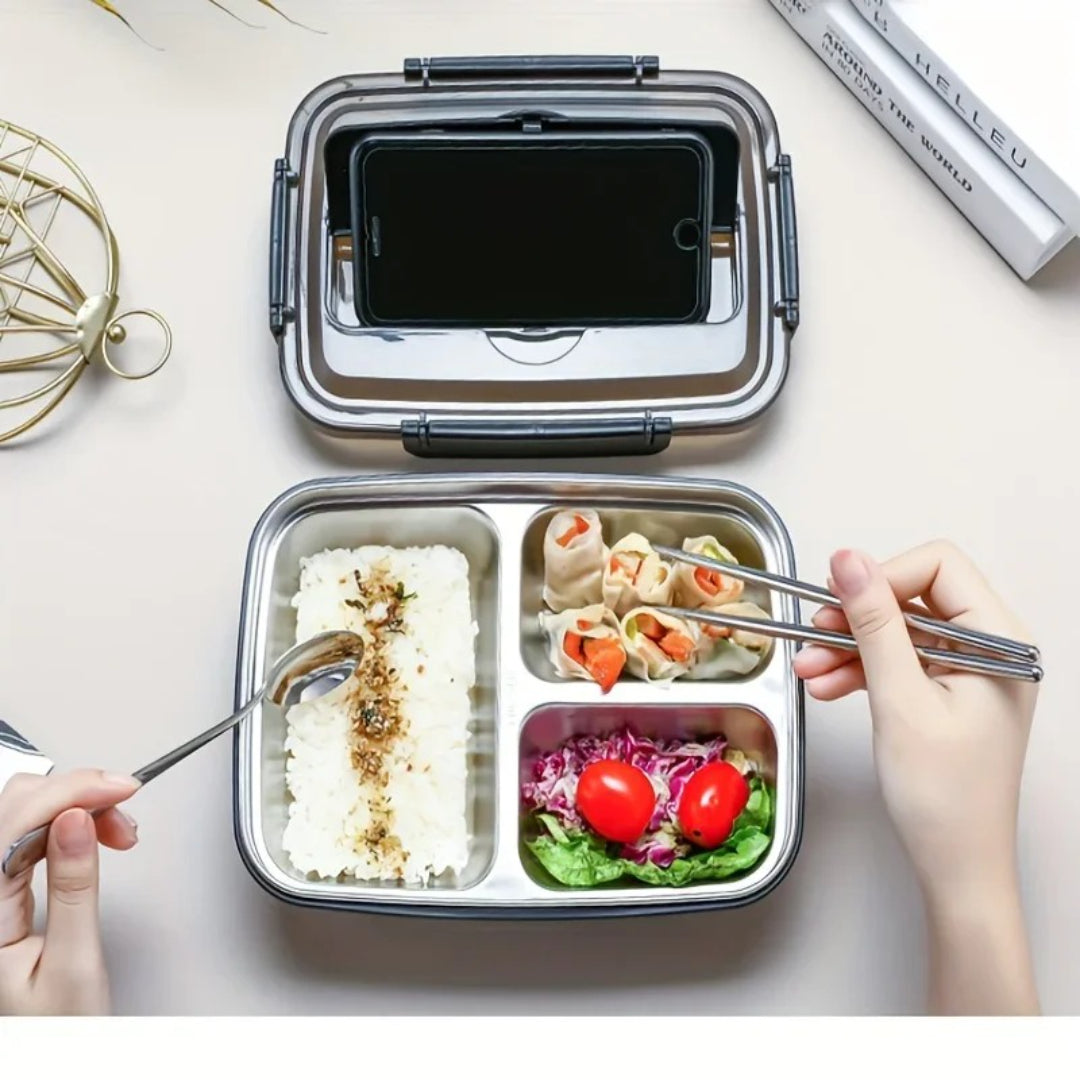 Luftdichte BPA-freie Edelstahl Bento Lunchbox