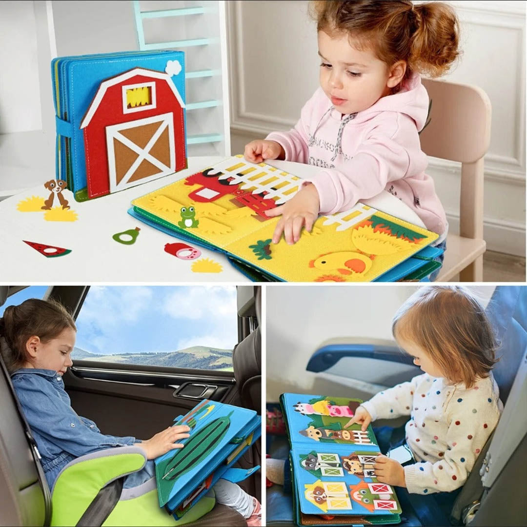 Interaktives 3D-Aktivitätsbuch – Ansprechendes Lernen durch Spiel für Kinder