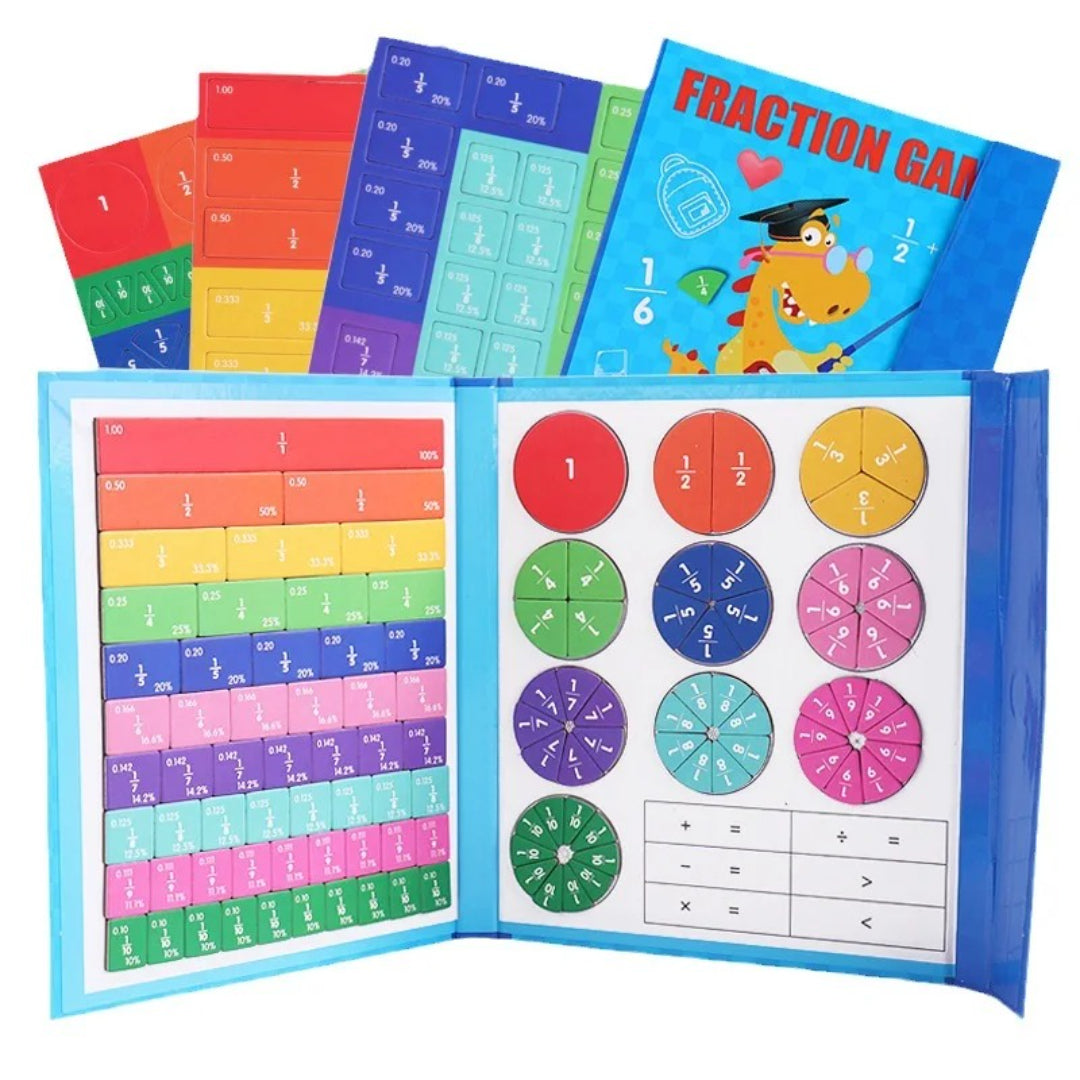Magnetisches Bruch-Lernset - Bildungs-Mathematik-Tool