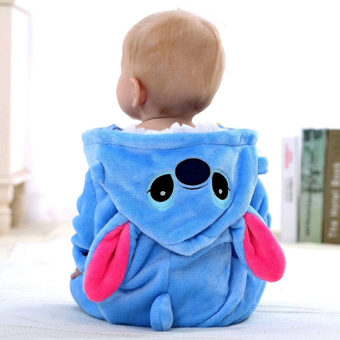 Gemütlicher Cartoon-Hoodie-Fleece-Overall