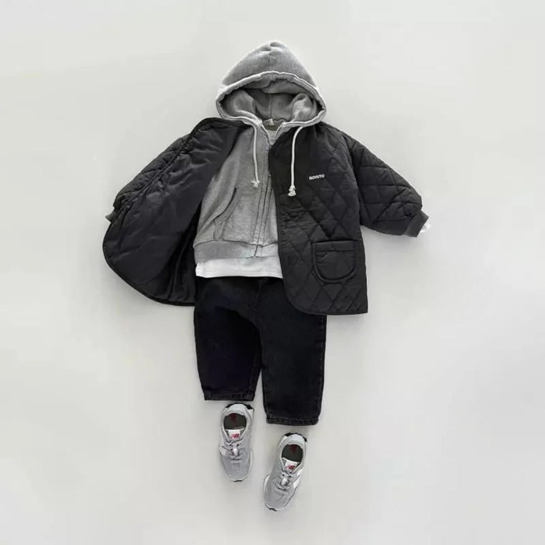 Unisex Kinder Steppjacke