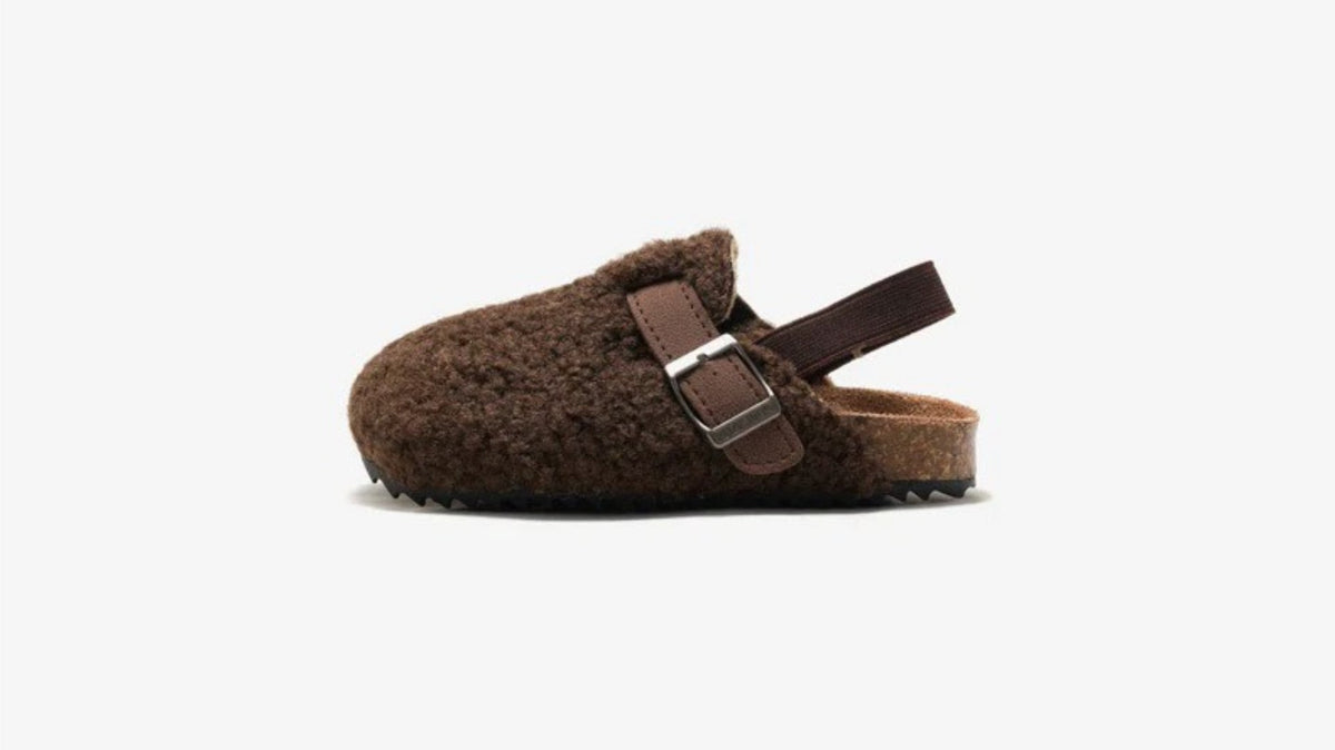 Unisex Kinder Woll-Mokassins
