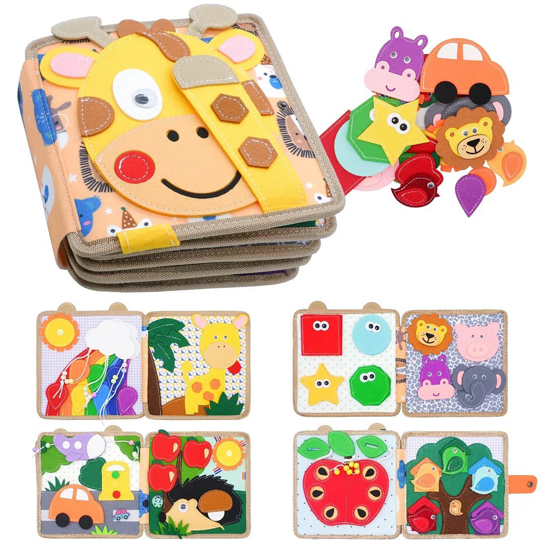 Interaktives 3D-Aktivitätsbuch – Ansprechendes Lernen durch Spiel für Kinder