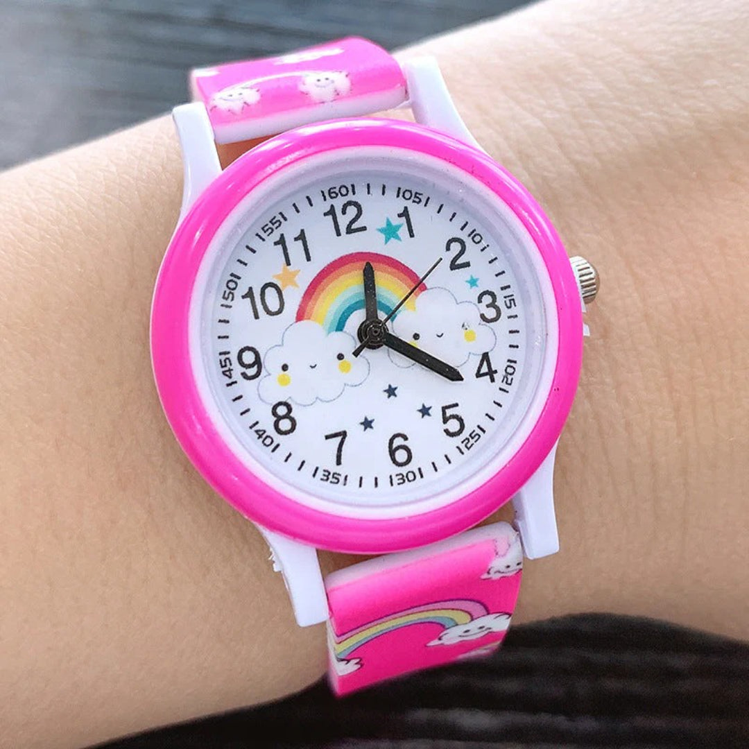 Unisex Analoge Regenbogen Uhr
