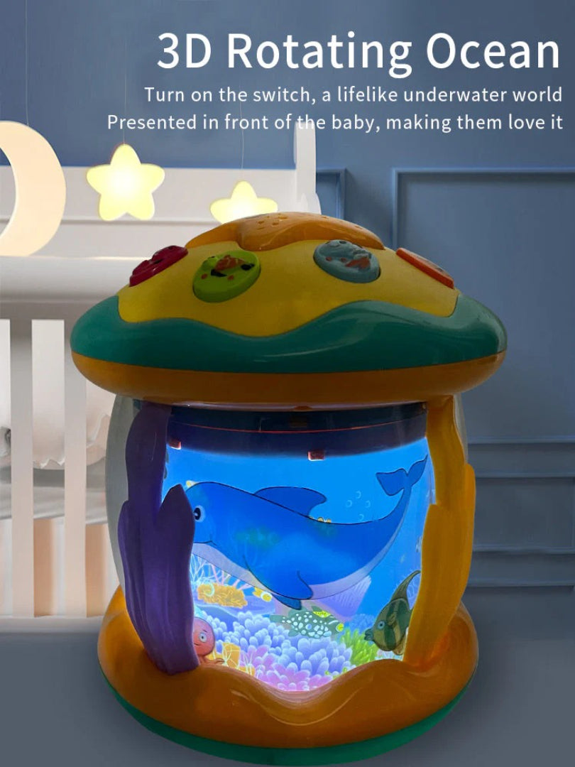 Ozean-Themen Montessori Bauchlage-Projektor mit Musik
