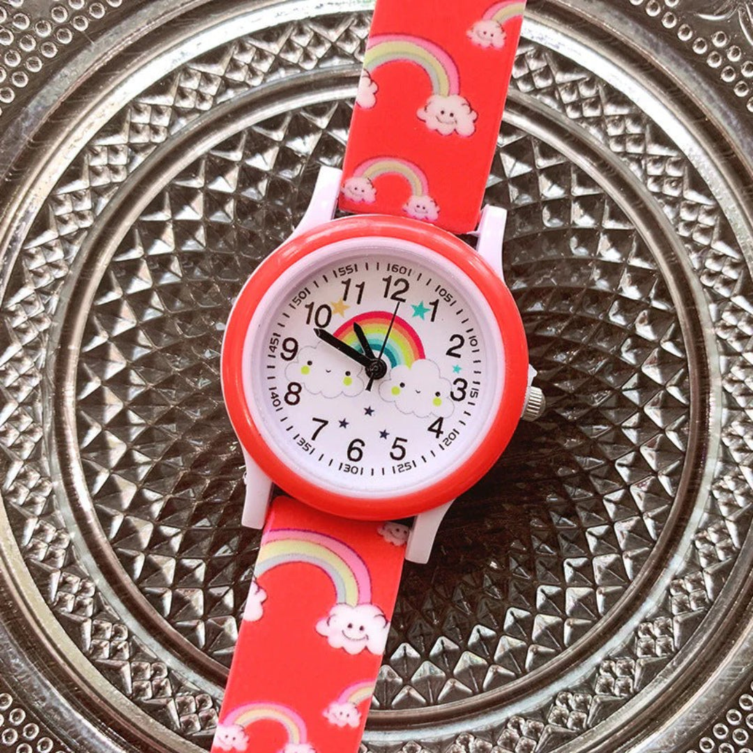 Unisex Analoge Regenbogen Uhr
