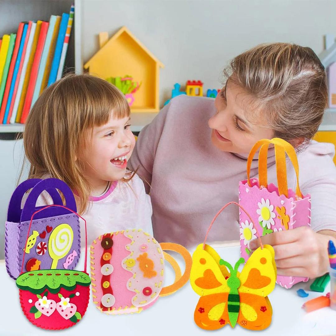 DIY-Handtaschen-Nähset für Kinder – Kreativer Spaß für junge Designer