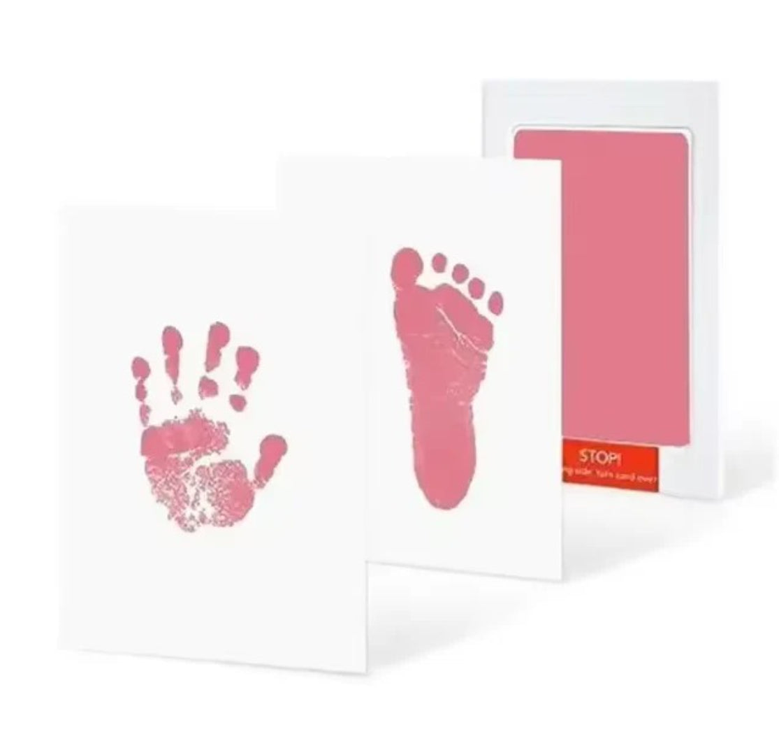 Messfreies Baby-Hand- und Fußabdruck-Erinnerungsrahmen-Kit