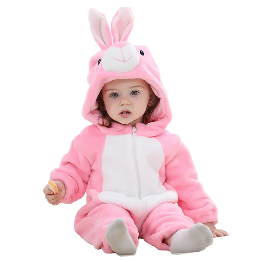 Gemütlicher Flanell Baby-Overall - Weiches Outfit für einfache Wechsel