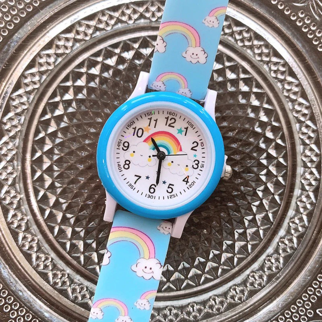 Unisex Analoge Regenbogen Uhr