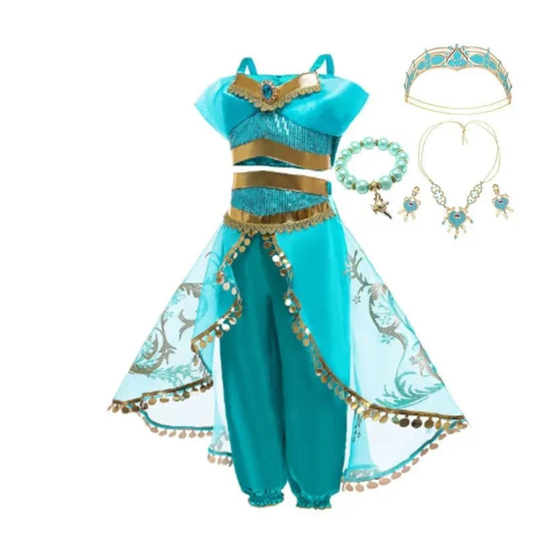 Verzauberndes Deluxe-Prinzessin-Outfit für Kinder