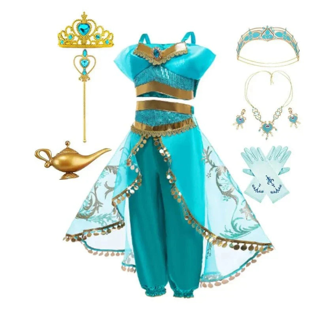 Verzauberndes Deluxe-Prinzessin-Outfit für Kinder