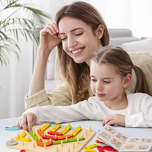 Montessori Puzzlebrett – Inspirierendes kreatives Spielen und Denken für Kinder