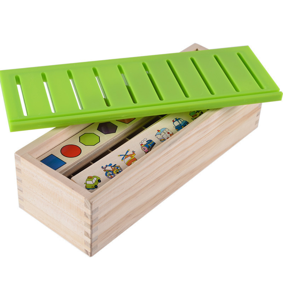 Holzsortierbox für Kinder
