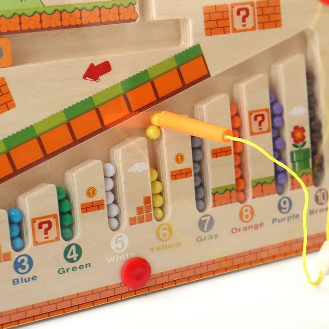 Montessori Farb- und Zahlenlabyrinth – Spielerisches Lernen für Kinder
