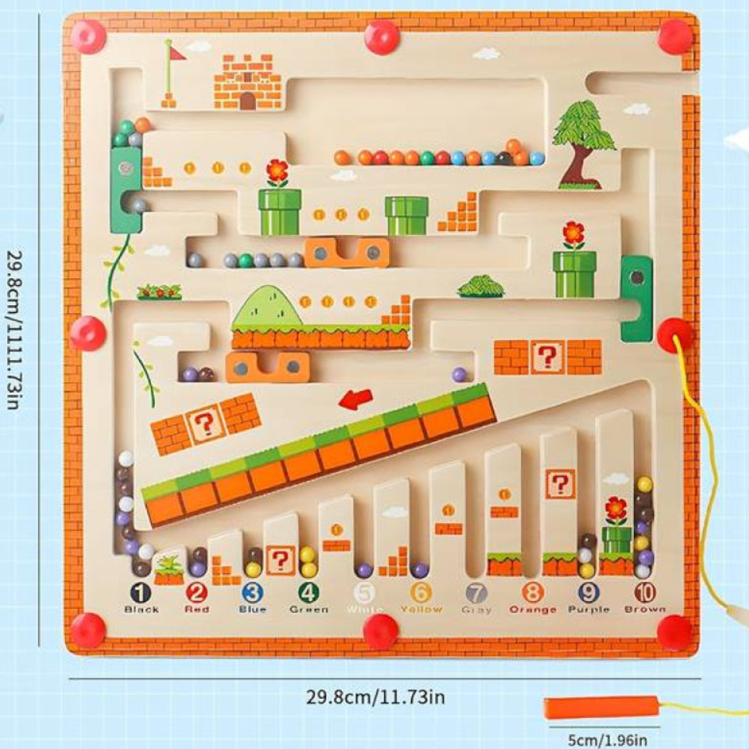 Montessori Farb- und Zahlenlabyrinth – Spielerisches Lernen für Kinder