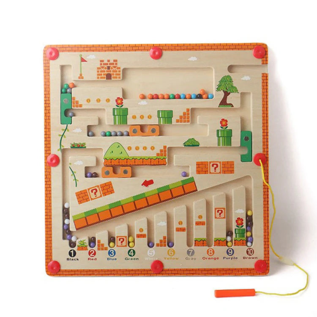 Montessori Farb- und Zahlenlabyrinth – Spielerisches Lernen für Kinder