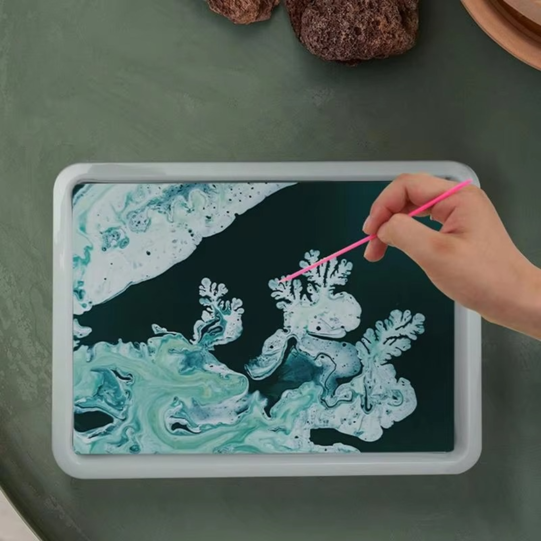Künstlerisches Marmorierungs-Aquarell-Set – Spaß beim Malen