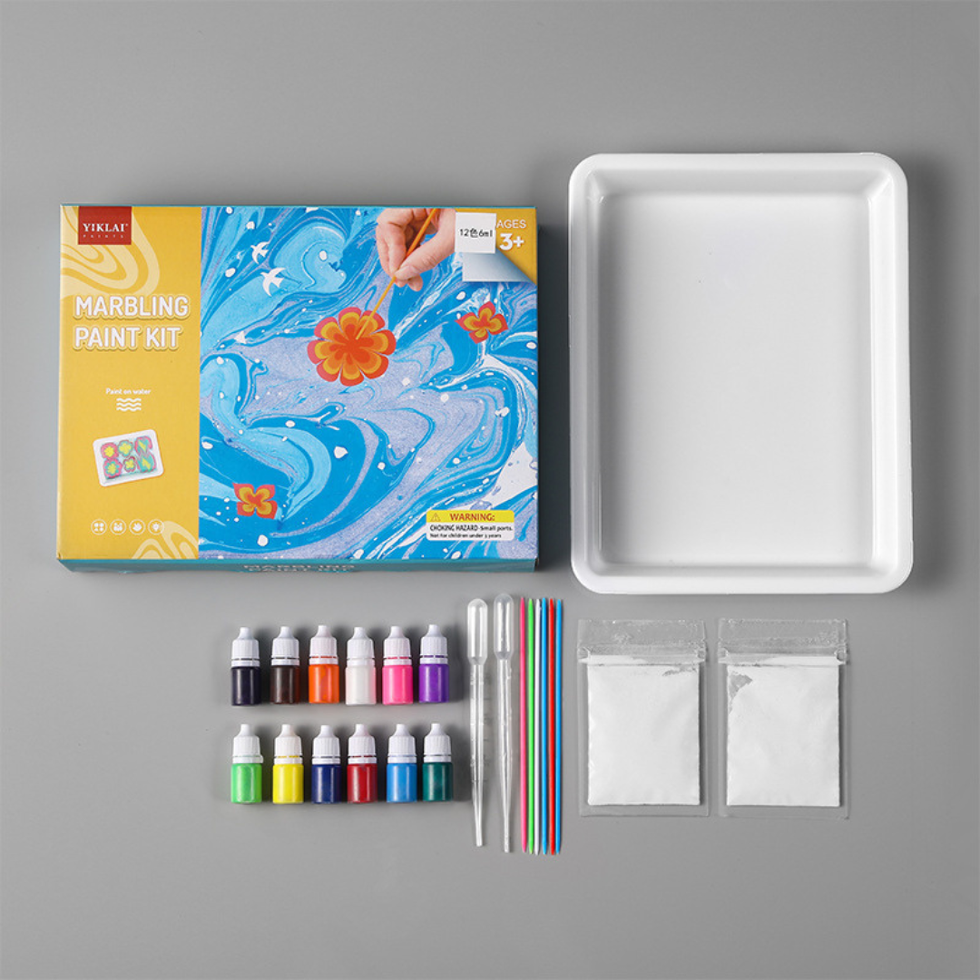 Künstlerisches Marmorierungs-Aquarell-Set – Spaß beim Malen