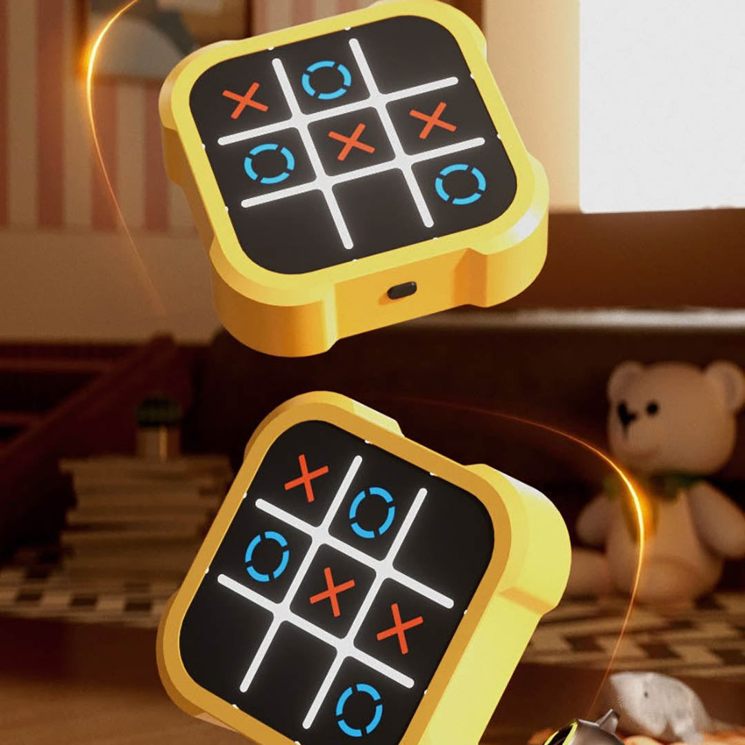 Tragbares Elektronisches Tic Tac Toe Spiel – Lustige Logik-Herausforderung für Kinder