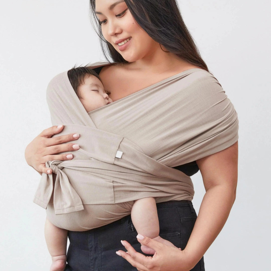 Ergonomisch gestalteter Baby-Tragewickel