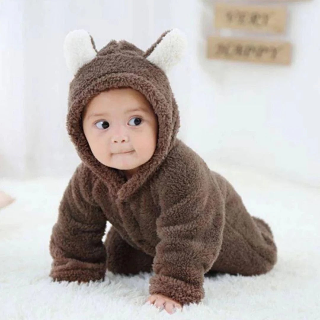 Hooded Infant Onesie mit Ohren - Gemütliche Schlafanzüge