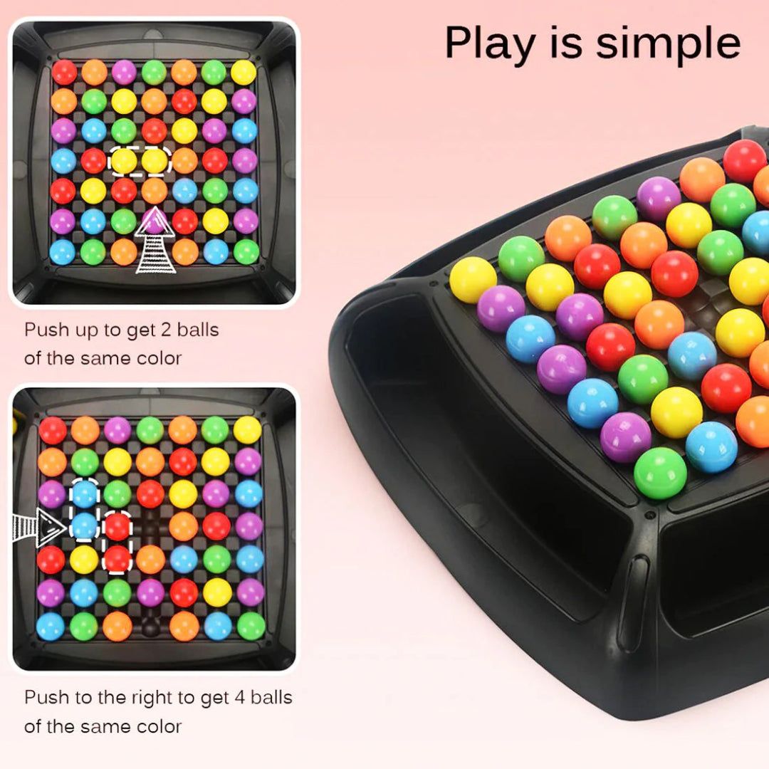 Regenbogen Logik Puzzle: Farbmatching-Herausforderung