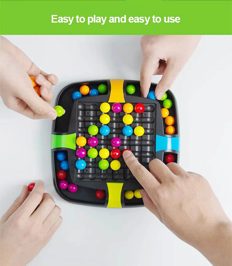 Regenbogen Logik Puzzle: Farbmatching-Herausforderung