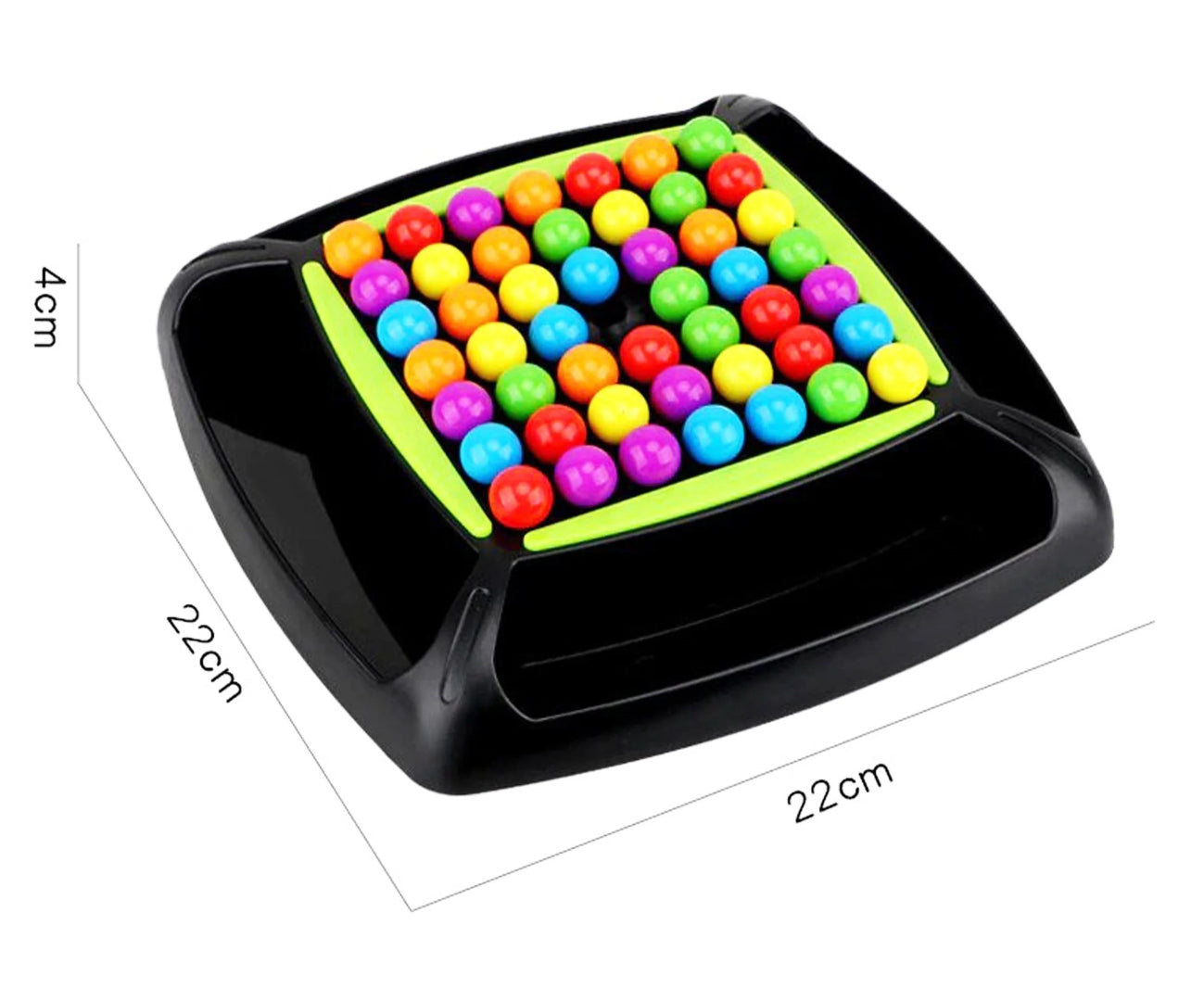 Regenbogen Logik Puzzle: Farbmatching-Herausforderung