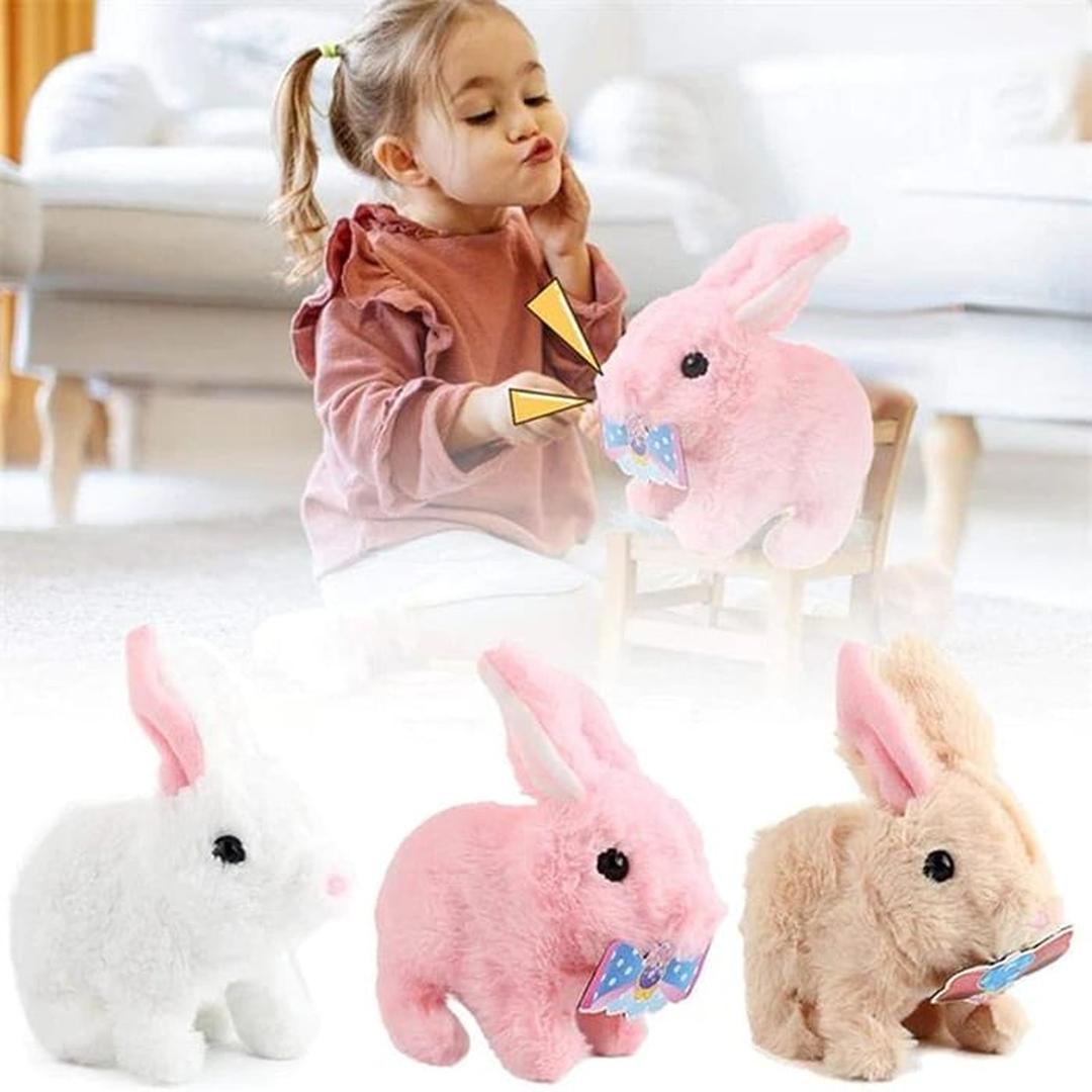 Interaktiver Plüsch-Osterhase – Spaßspielzeug für Kinder