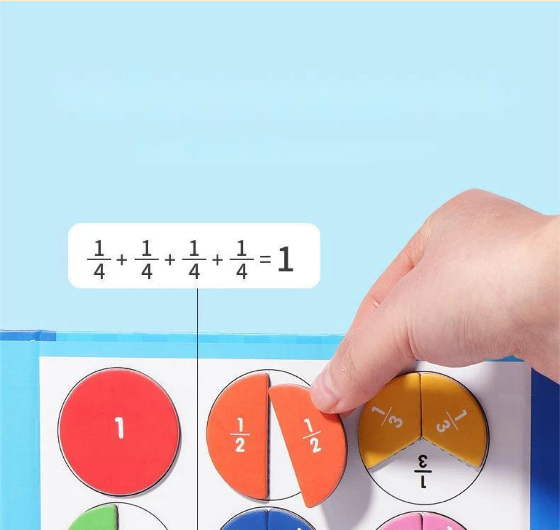 Magnetisches Bruch-Lernset - Bildungs-Mathematik-Tool