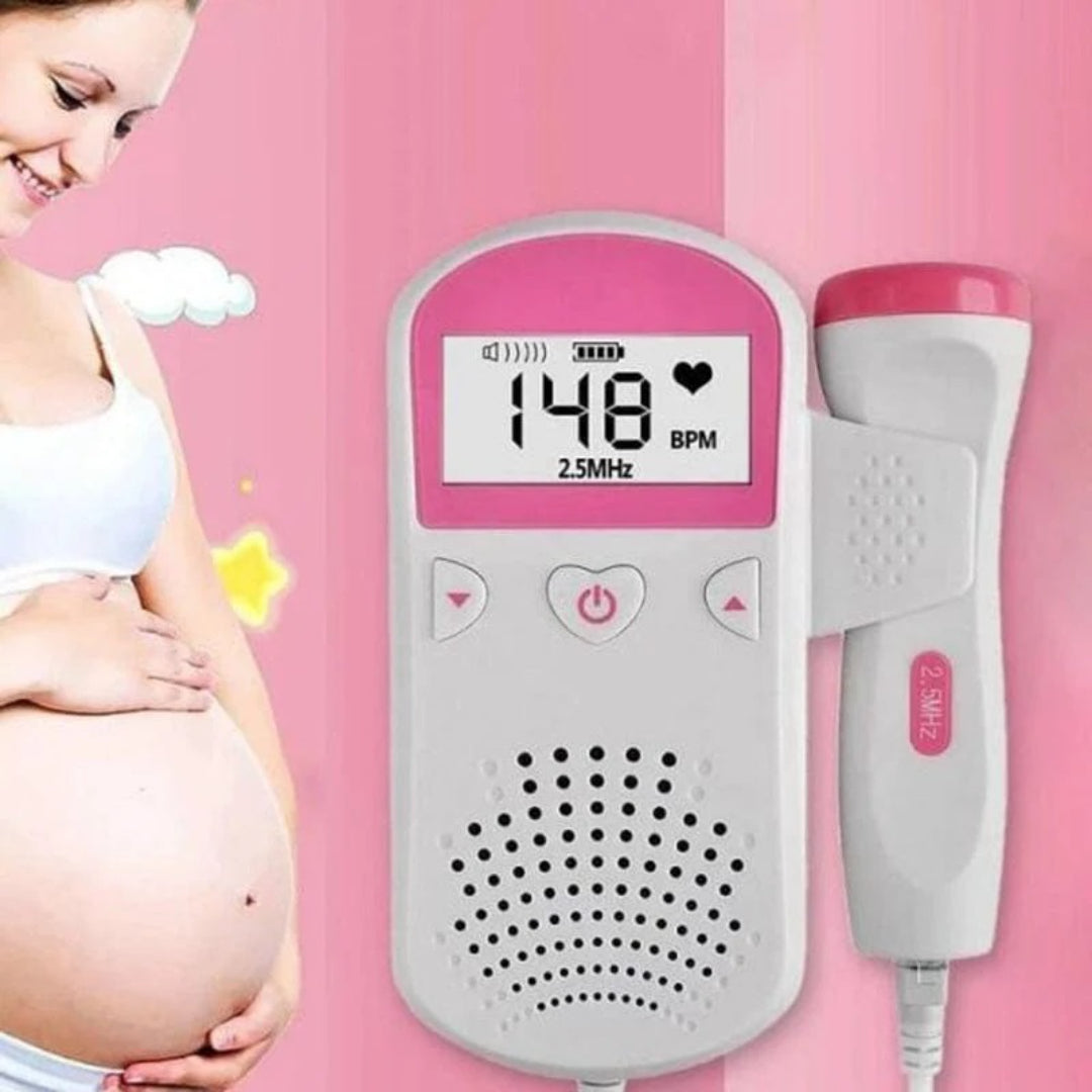 Tragbarer Fetal Doppler Monitor - Baby Herzschlagdetektor