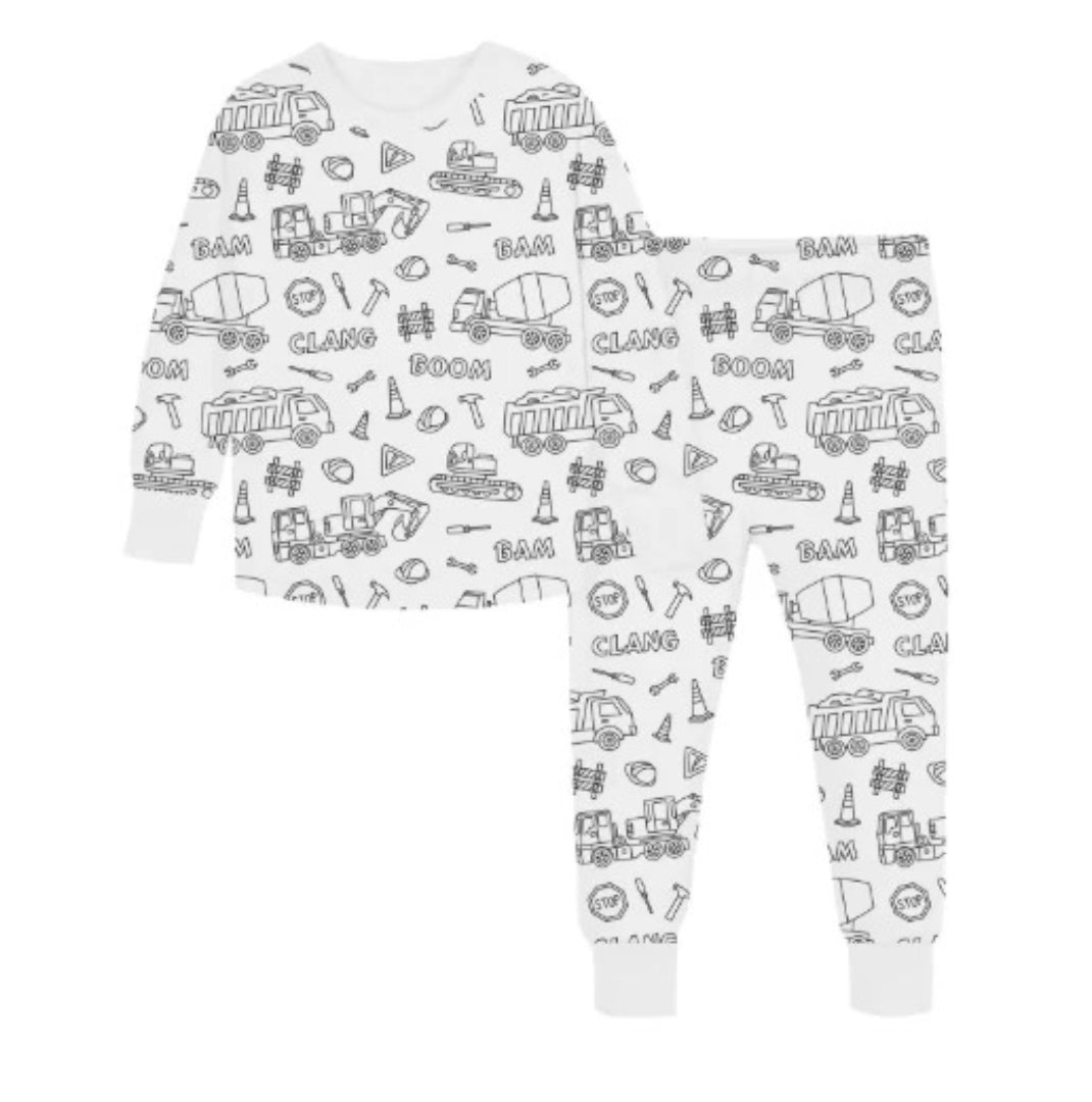 Waschbares Mal-Pyjama-Set für kreativen Spaß