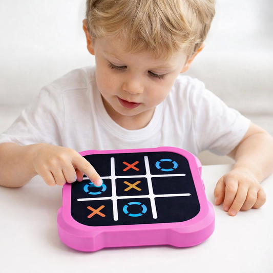 Tragbares Elektronisches Tic Tac Toe Spiel – Lustige Logik-Herausforderung für Kinder