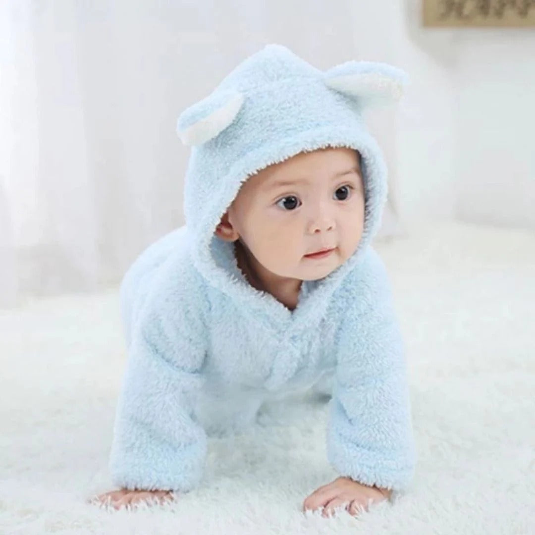 Hooded Infant Onesie mit Ohren - Gemütliche Schlafanzüge