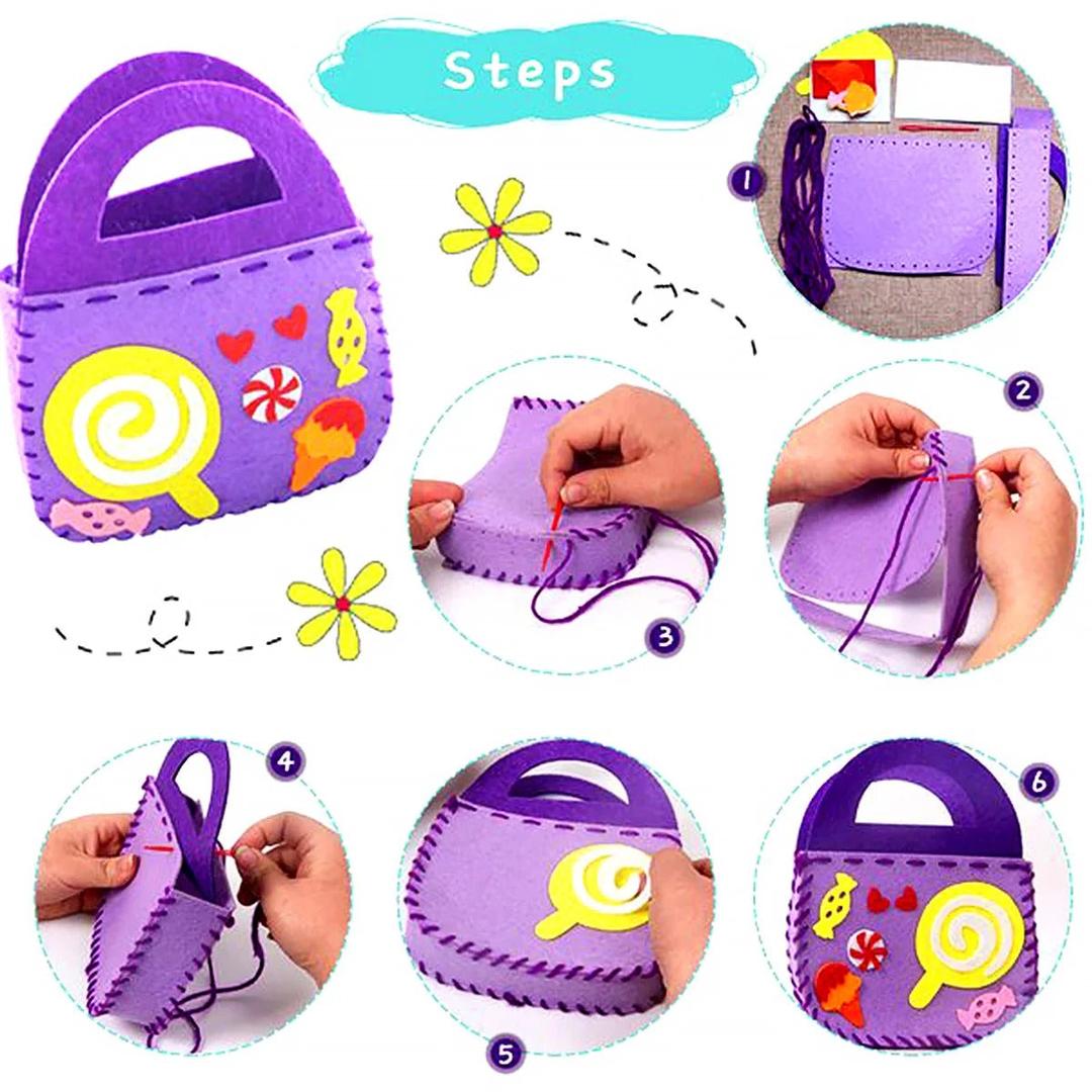 Kinder-Filztaschen-Nähset – Sicheren und kreativen Spaß!