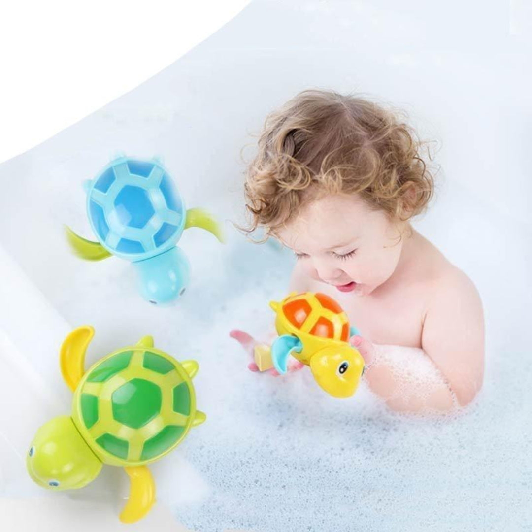 Aufzieh-Badesschildkröte: Mechanisches Wasserspielzeug für Spaß in der Badewanne