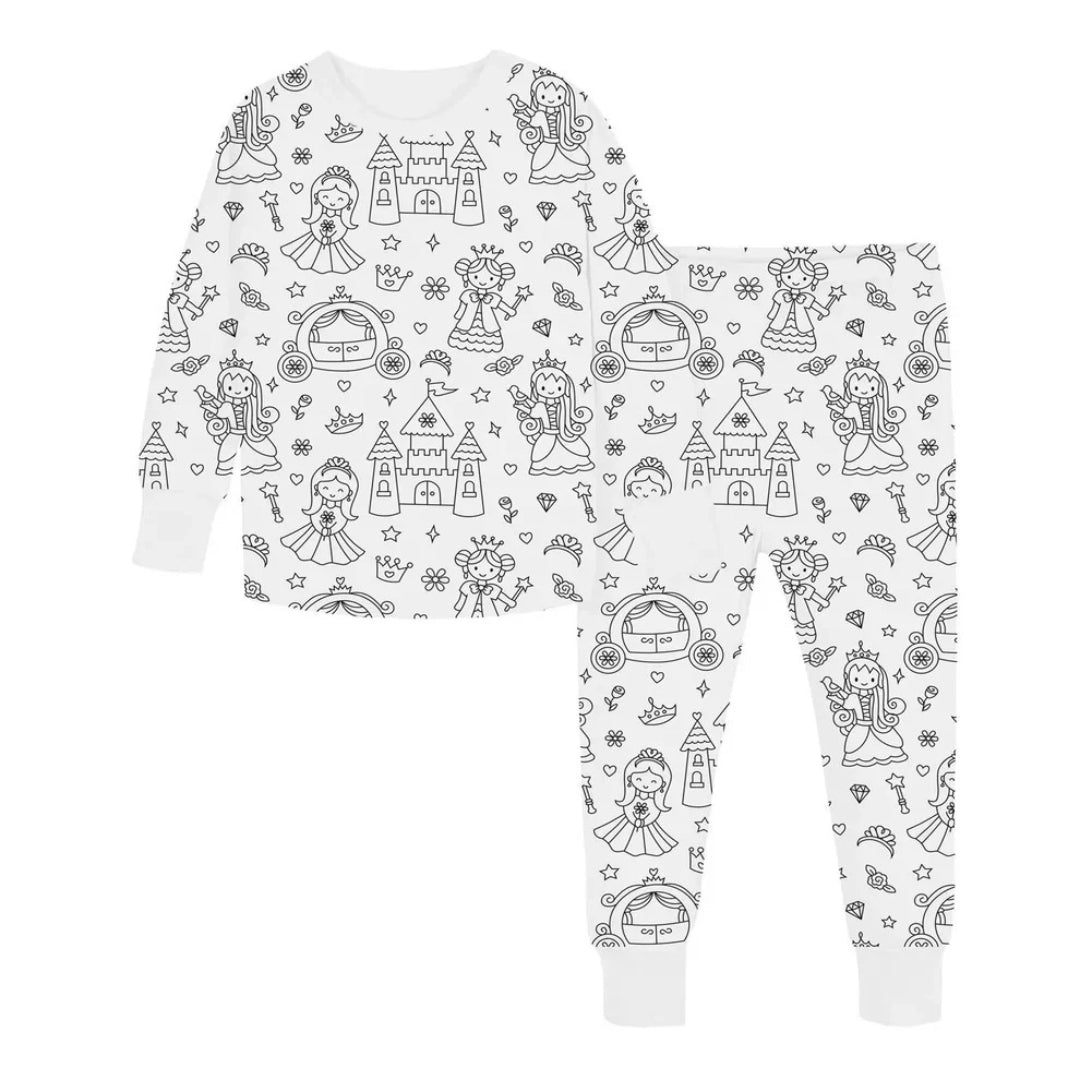 Waschbares Mal-Pyjama-Set für kreativen Spaß