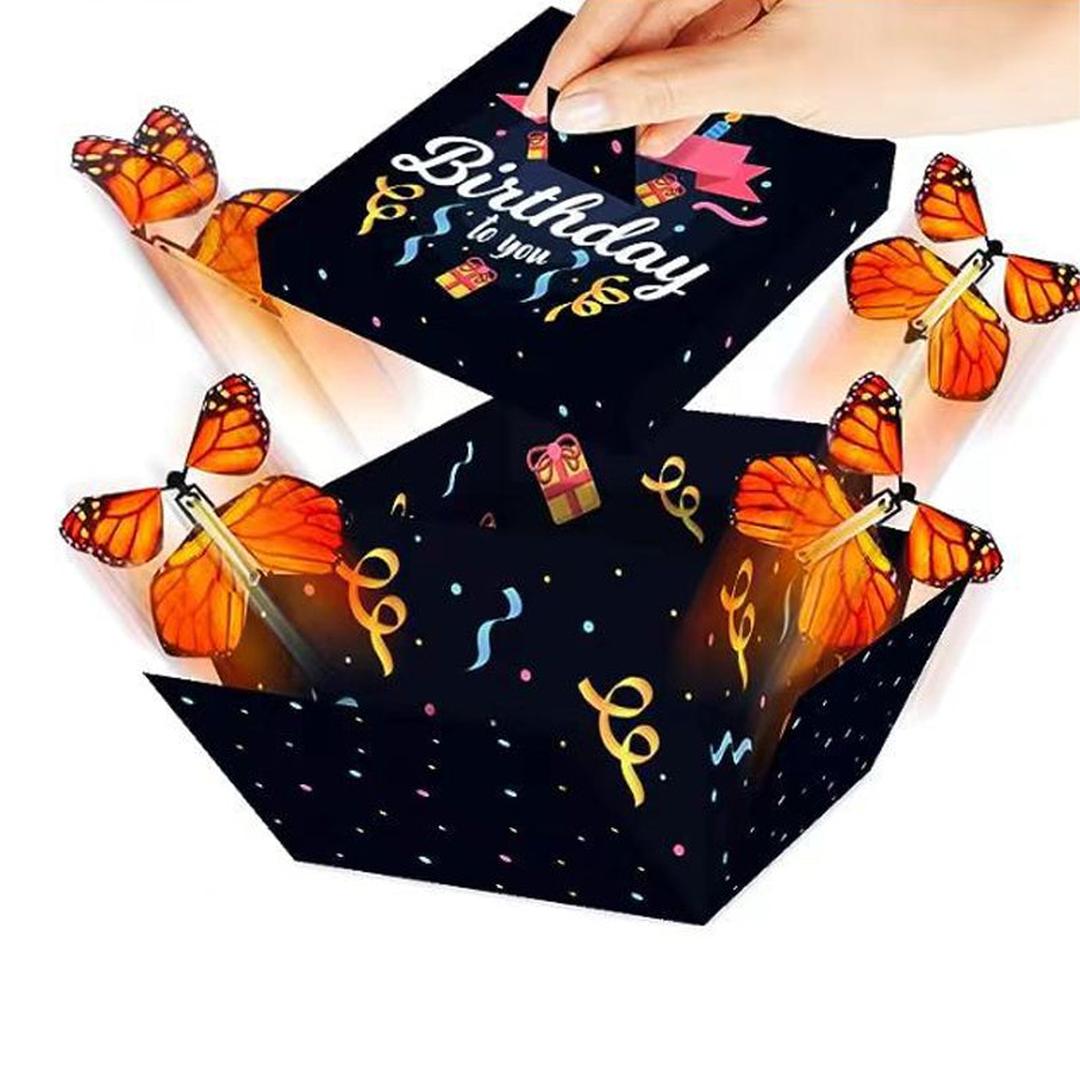 Aufzieh-Magie Schmetterlingsset - Fliegende Schmetterlinge