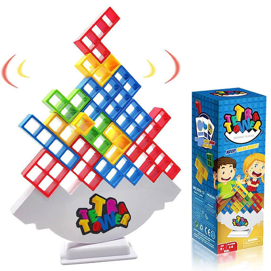 Tetris-Balance Turm – Lustiges Stapel- und Logikspiel für Kinder