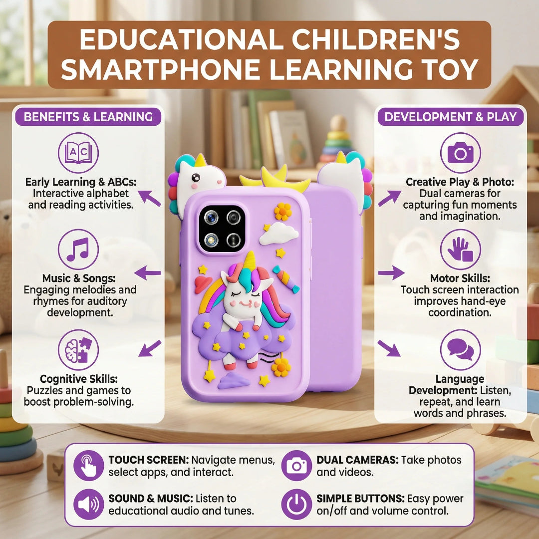 Bildungsspielzeug Smartphone für Kinder