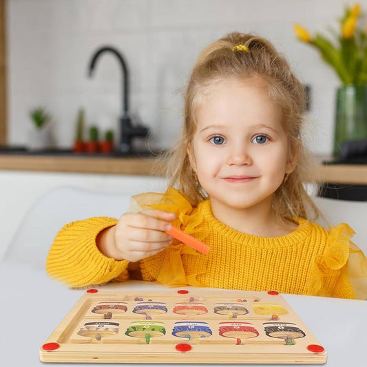 Magnetisches Labyrinth-Abenteuer – Fesselndes Logikspiel für Kinder