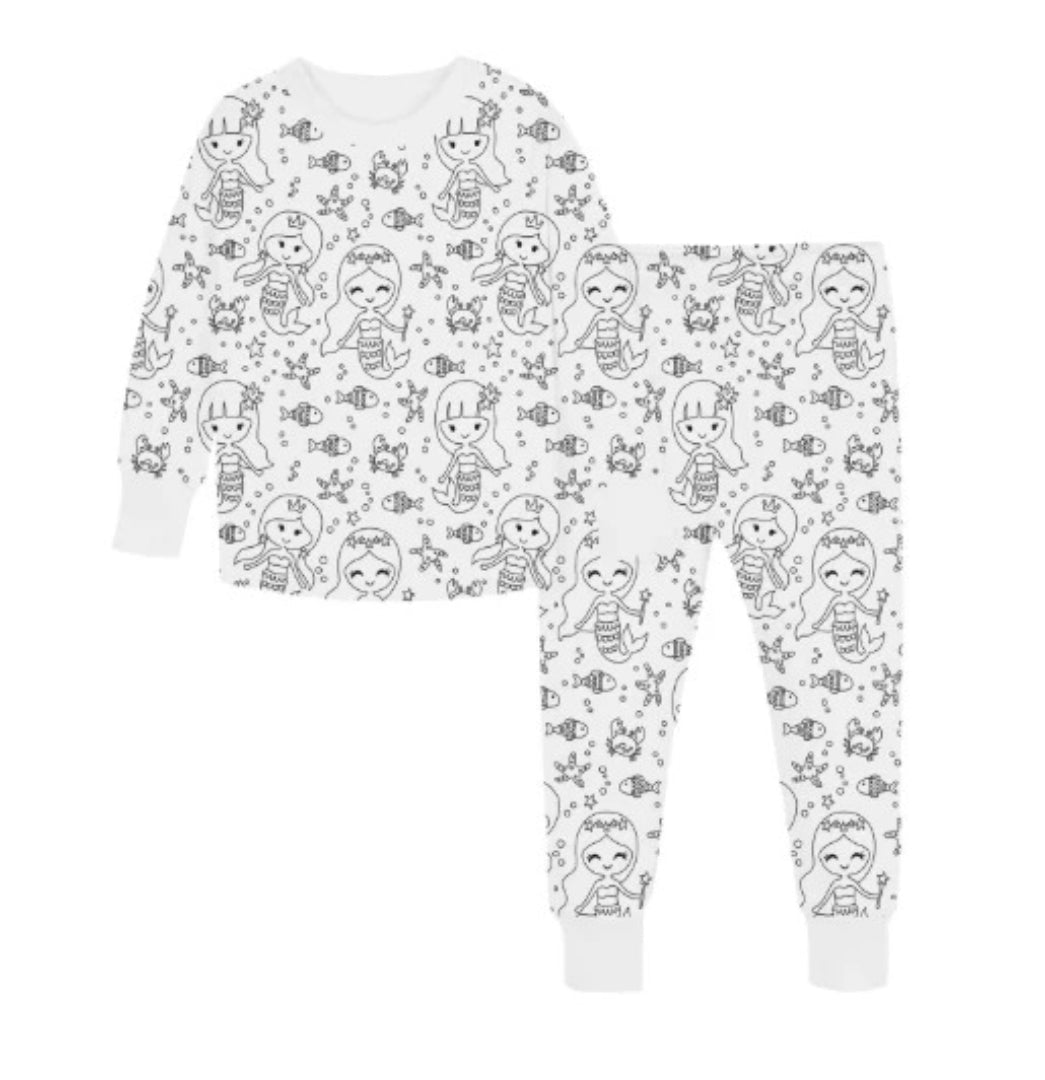 Waschbares Mal-Pyjama-Set für kreativen Spaß