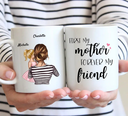 Meilleure maman de tous les temps - mug personnalisé (1-4 enfants)