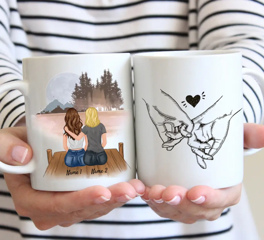 Best friends - personalized mug (2-5 persons)