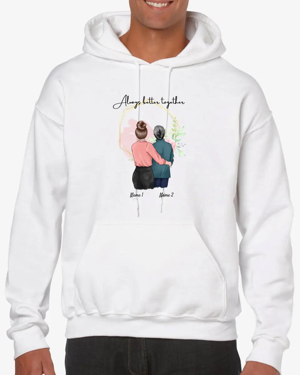 Mother & Daughter - Personalized Hoodie