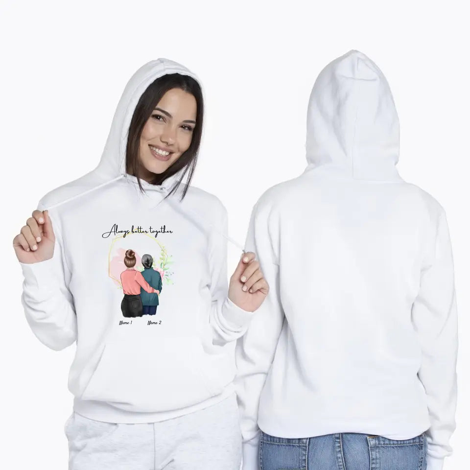 Mother & Daughter - Personalized Hoodie