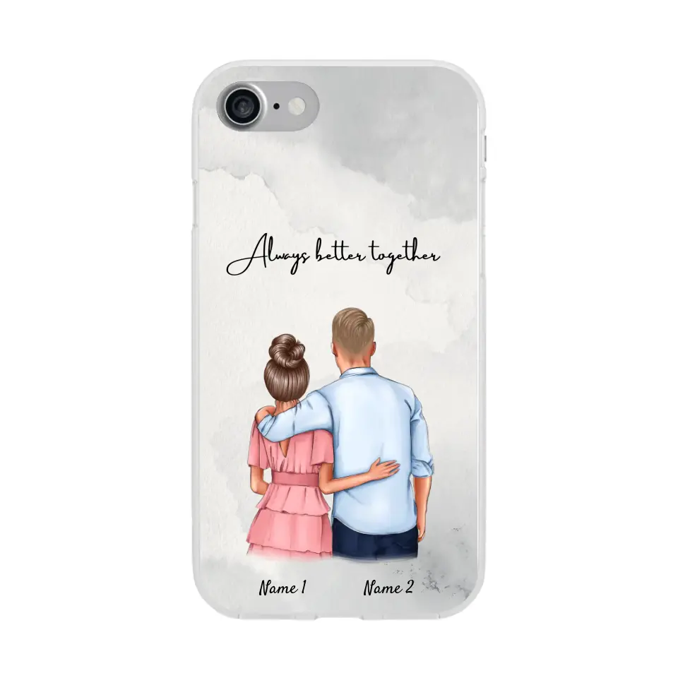 Best Couple Hug - Customized Phone Case